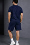 Men's Oversize Printed 2-Piece Set 100% Cotton Modern and Sporty Style - 3