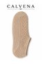 Women's 4 Pairs of Black, White, Cream and Beige Colored Ballerina Socks - 4