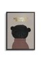 Best Friends Forever Kids Wall Art | Portrait Framed Canvas Print with Gold Foil Embossed | Luxury Islamic Decor for Kids Room - 2