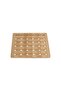 Aaron 2-Piece Bamboo Trivet Set - 20x20x1 cm, Eco-Friendly Kitchen Accessories, Durable Dish Rack & Heat Resistant Coasters for Home Use - 3