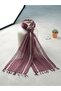 Striped Summer Shawl Summer Scarf Shawl Glittery 150X50 cm - 2