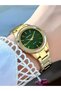 Milano Women's Gold Metal Cord Green Dial Wristwatch 2 Years Warranty