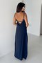 Women's Strappy V-Neck Tencel Woven Summer Midi Dress - 6