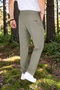 Sports Sweatpants Summer Thin Parachute Fabric with Elastic Waist (Light Green) - 3