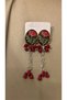 Earring ethnic flower detailed brand model