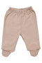 Baby Boy Ecru Brown Polka Dot Bear Emblem Scarf 3-Piece Set 0-3 Months - 3