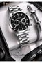 Premium Steel Cord 2 Years Warranty 3 Atm Water Resistant Men Wristwatch Edk.R11095.2