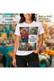 Lüx Exclusive Cotton Polyester T-Shirt with 30X40 Print