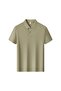 Arw86819 Seri̇ntutan--High Quality Buttoned Men's Mercerized Polo Collar Tshirt