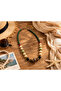 Caladra Bohemian Natural Stone and Ceramic Beads Handmade Design Necklace - 2