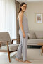 Women's Chick Print Shorts and Strap Cotton Lycra Camisole Bamboo Pajama Set - 3