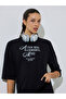 Slogan Print Oversized T-Shirt and Leggings Co-Ords - 2