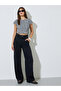 Black High Rise Wide Leg Jeans