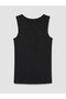 Lcw Everyday Black U-Neck Women's Ribbed Tank Top - 7