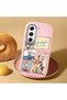 Pink Silicone Case Compatible with Tecno Camon 40 Pro 5g (Cm7) with Shock-Absorbing Camera Protections - 2