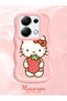 Redmi Note 13 Pro 4g Compatible Case Camera Protector Pink Silicone Couple Phone Case Kitty Pattern - 2