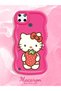 Realme C25Y Compatible Case Camera Protector Red Silicone Couple Phone Case Kitty Pattern - 2