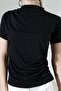 Women's Stoned Sandy Draped High Neck Blouse - 2