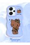 Redmi Note 13 Pro Plus 5g Compatible Case with Camera Protector Blue Silicone Couple Phone Case Kitty Pattern - 2