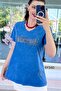 V-Neck Sequin Detail Cotton Blouse 6Y340