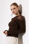 Women's Tulle Detailed Long Sleeve Stylish Blouse Flexible Fit Body - 2
