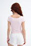 Kayık Neckline Printed T-Shirt P1895 - 6