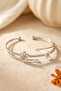Zircon Stone Lotus Model Adjustable Bracelet - 6
