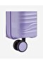 Dune Hardcase 4-Double Wheel Expandable Cabin and Check-In Luggage Trolley Set 3-Pieces - Lavender - 3