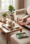 Metal Serving Presentation Tray Soft Colors 3 Piece Set (Cream-Pink-Green) - 3