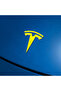 Set of 8 Custom Cut Logo Stickers for Tesla Model Y Steering Wheel Front Rear Rims and Sensors - 6