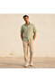 Men Regular Fit Collared Crinkle Textured Short Sleeves Shirt - 3