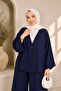 Women's Kimono Comfortable Fit Summer Aerobin Hijab Set Sb0047 - 2