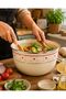 Enamel 22 cm Mixing Bowl - 3
