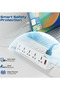 PowerMatrix2-5M.UK 16-in-1 Power Strip – 10 AC Sockets, 3 USB-C, 3 USB-A, 33W Fast Charging, 5M Cable, 2500W - 6