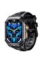 Rugged X1 Smart Watch 2.13-inch AMOLED Display Waterproof 100+ Sports Modes and Multi-Functions(Bluetooth Call/Heart Rate) 20-30 Days Battery Life iOS and Android App OS - Black