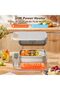 Rechargeable Electric Lunch Box 14000mAh 1L Portable Food Warmer with Timer & Temperature - 4