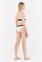 Signature Noir White Brazilian Panties - 6