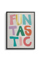 Funtastic Kids Wall Art | Portrait Framed Canvas Print with Gold Foil Embossed | Luxury Islamic Decor for Kids Room - 2