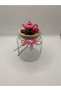 Pink Coffee & Cookie Jar with Teapot Figure - 2