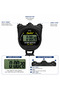 Digital Sports Stopwatch | Water Resistant | LCD Display | Split Time & Stopwatch Timer | Handheld Timer with Neck Lanyard | Black - 5