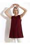 Women's Sleeveless Loose Tunic Basic Summer Model - 4