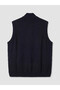 Vizyon New Season Regular Fik Stand Collar Men's Knitwear Vest - 4