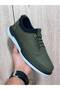 Khaki Nubuck Leather Men's Casual Shoes - 4
