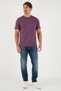 Cotton Regular Fit Crew Neck 5'Li Package t Shirt Men t Shirt 59020204S5 - 3