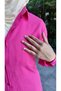 Women's Linen Shirt Dress & Tunic with Special Embroidery Detail 100% Cotton Fabric Code:Js26Gomlekelbi̇se - 5