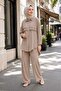 Women's Front Pleated Detailed Tiril Tiril Summer Thin Pants Suit - 5