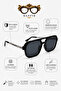Metal Frame High Quality Women's Sunglasses Black - 8