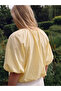 Esvab • Modern & Distinctive Kaçık Roba Collar Balloon Sleeve Gathered Blouse - 5