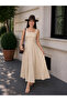 Women's Thick Strap Dress with Polka Dots