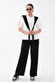Women's Shawl Look Detailed T-Shirt and Pants Set 260652 - - 4